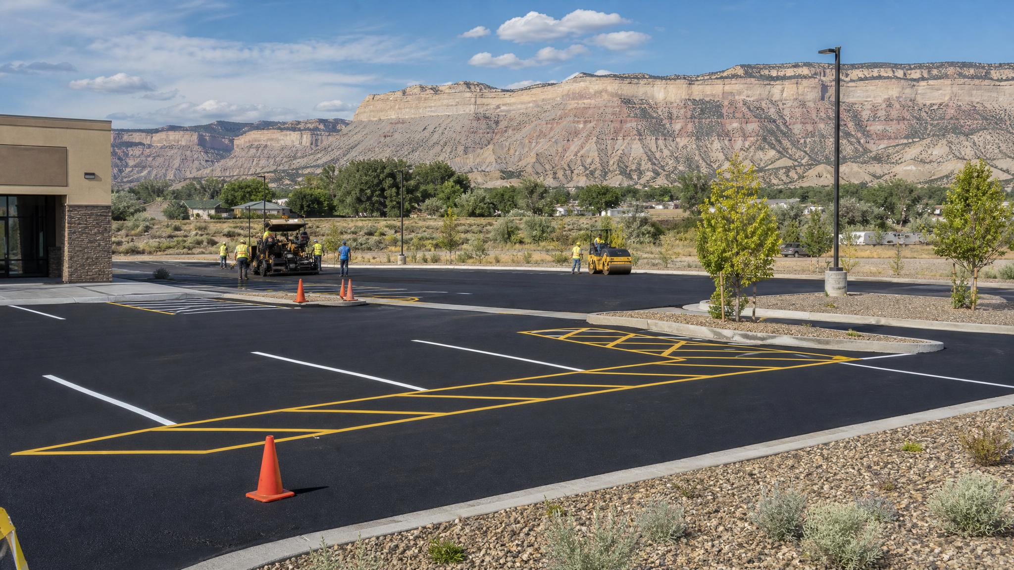 Commercial Parking Lot Paving